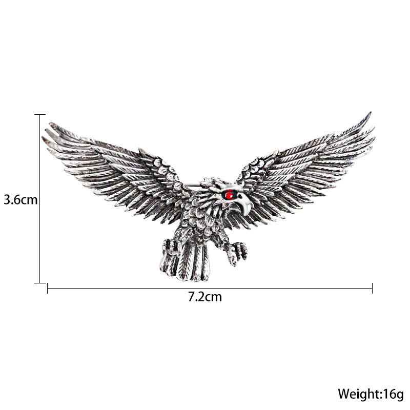 Men's Personalized Retro Animal Brooch Diamond Cartoon Lion Brooches