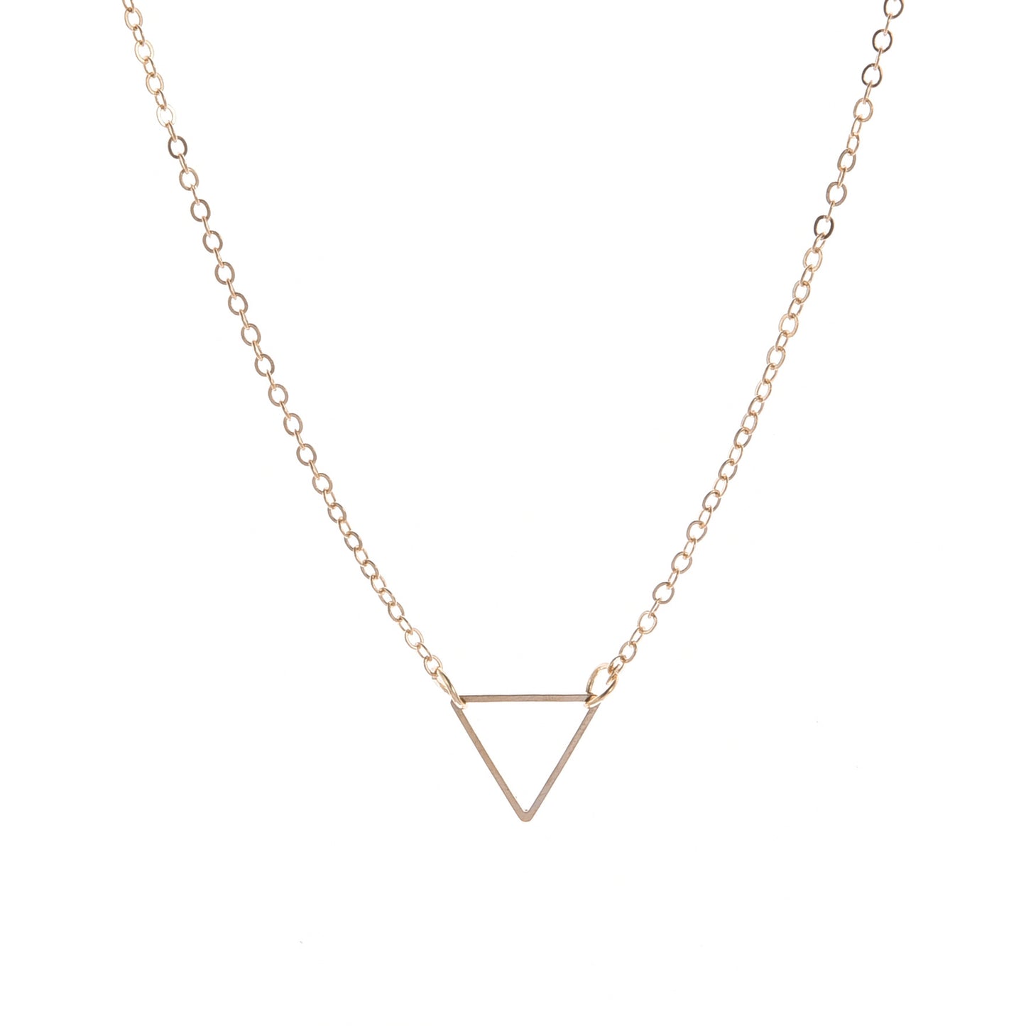 Simple Geometric Metal Hollow Summer Personality Necklaces