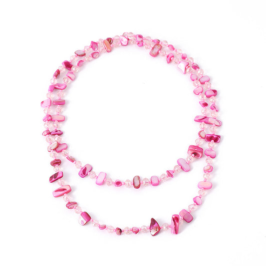 Shell Knotted Bead Light Luxury Minority Vacation Necklaces