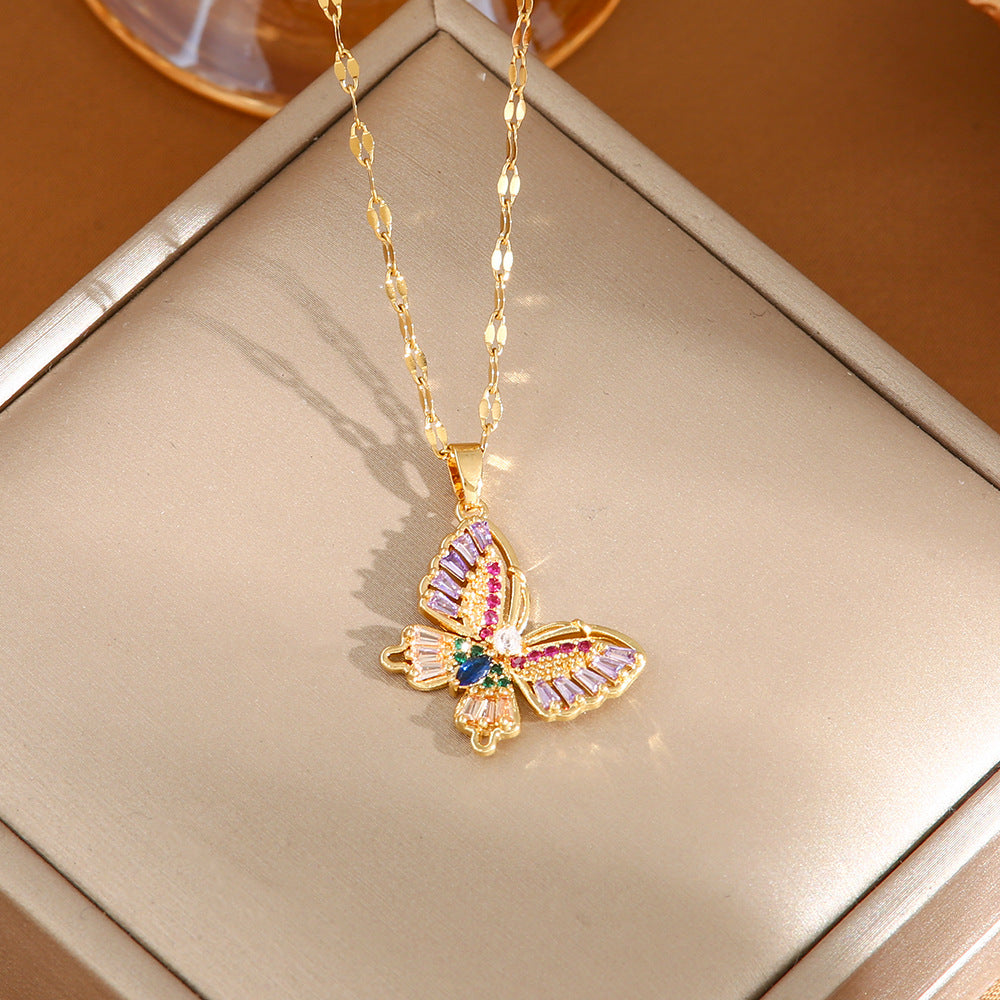 Women's Titanium Steel No Fading High-grade Design Necklaces