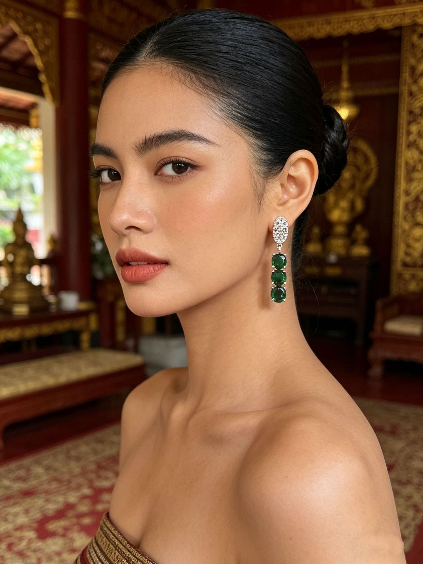 Female Light Luxury Minority Sensitive Circle Earrings