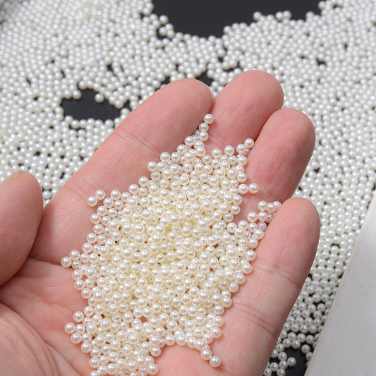 Imitation Pearl Paint Round Beads Beaded Jewelry Accessories