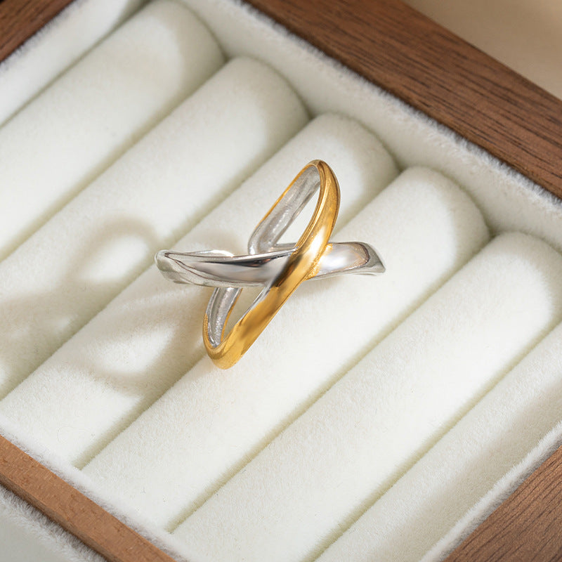 Polka Dot Love Heart-shaped Female Stars Ring
