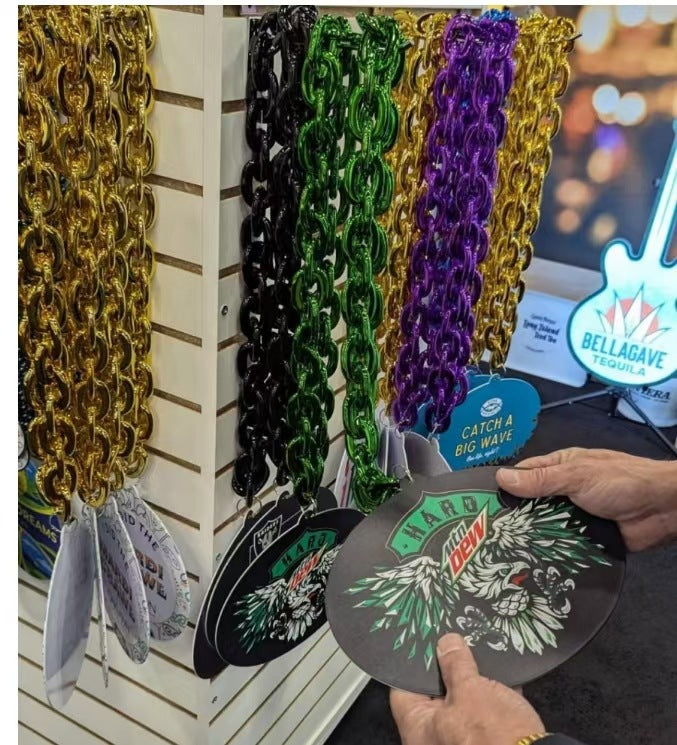 Team Event Foam Printed Chain Sports Necklace