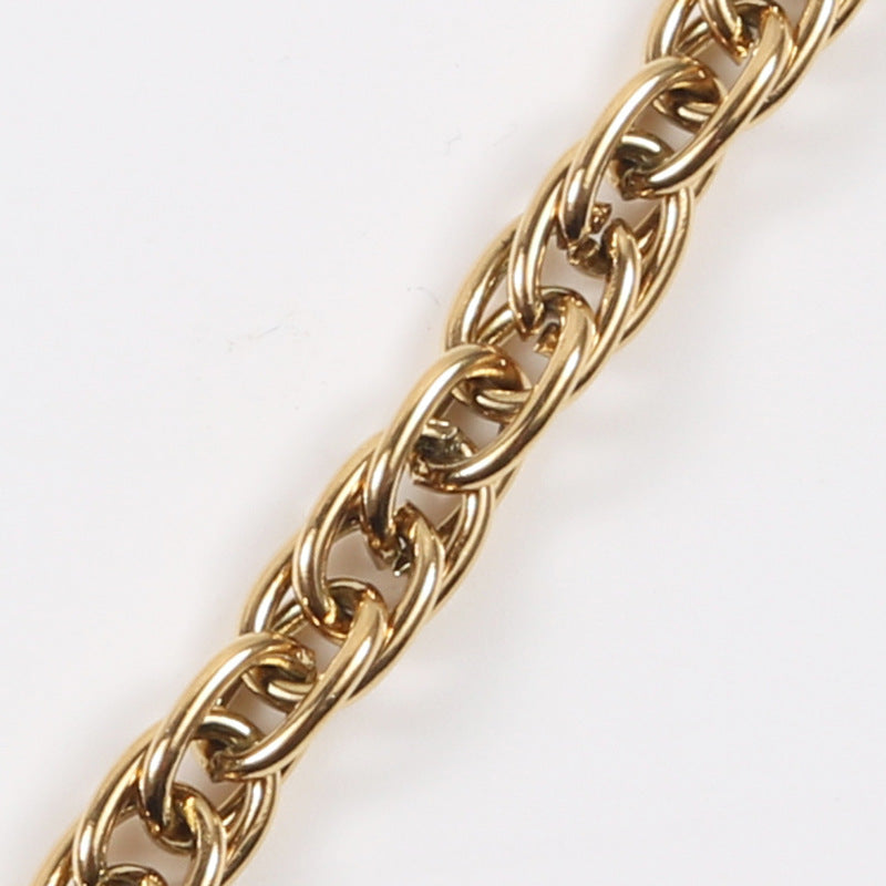 Bare Chain Titanium Steel Gold Plated Bracelets