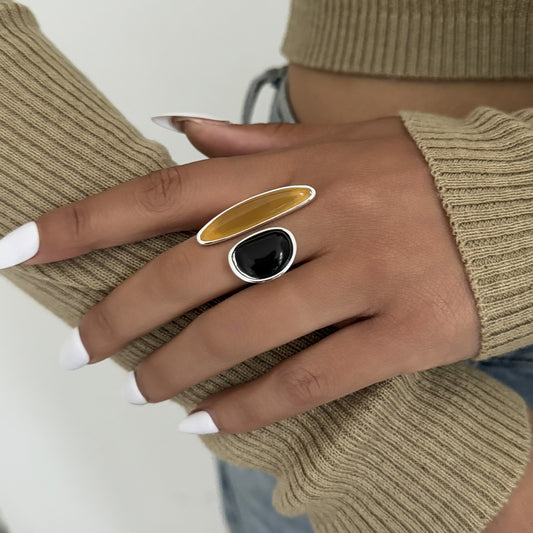 Women's Style Retro Minority Single Design Versatile Ring