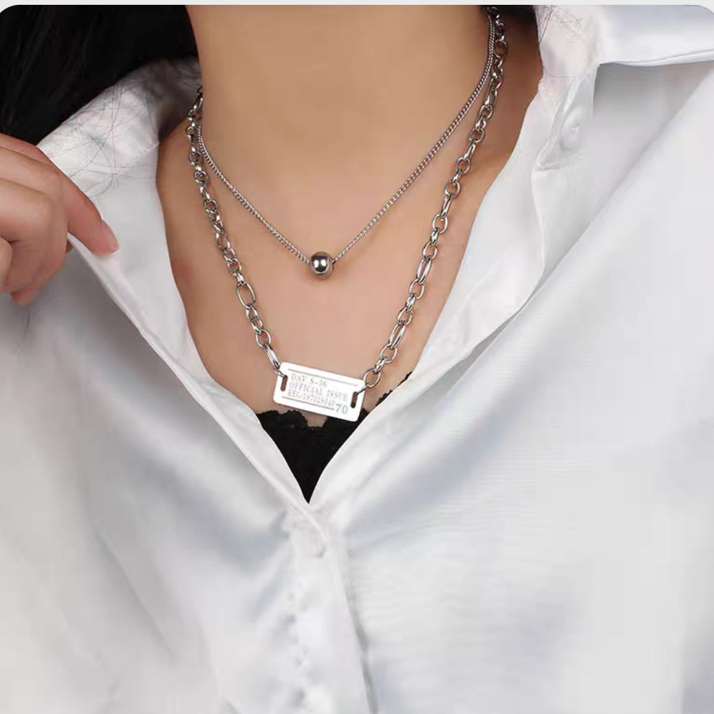 Bear Sweater Chain Female Long Design Necklaces