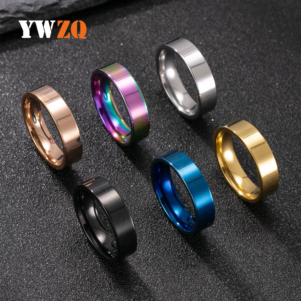 Simple Inner Ball Outer Flat Surface Couple Ring
