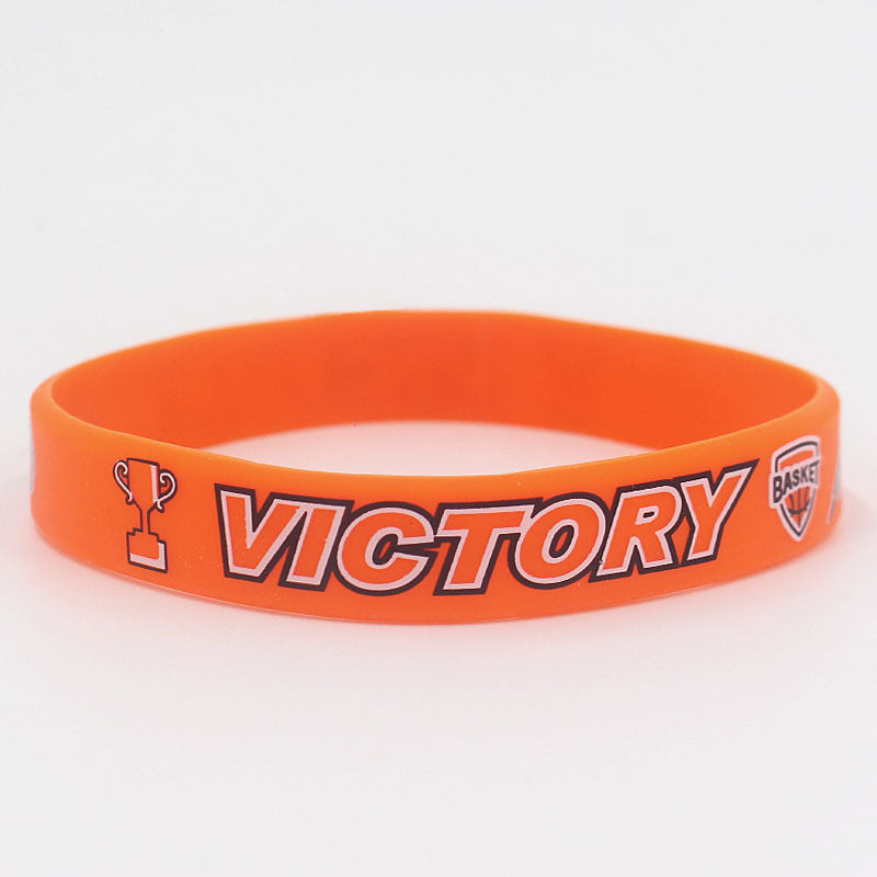 Women's & Men's Silicone Wrist Strap For Sports Inspirational Bracelet