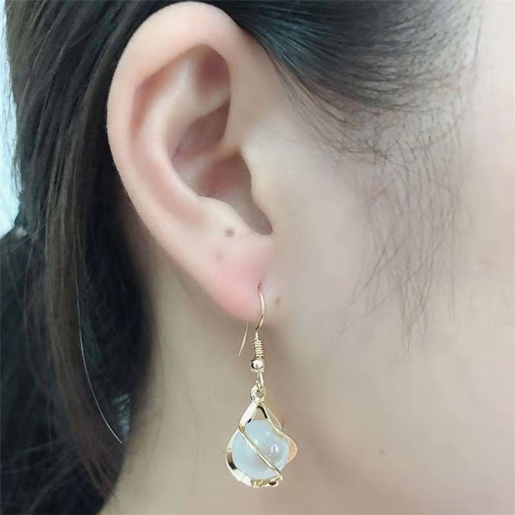 Women's For Trendy Niche Design Elegant Premium Red Earrings