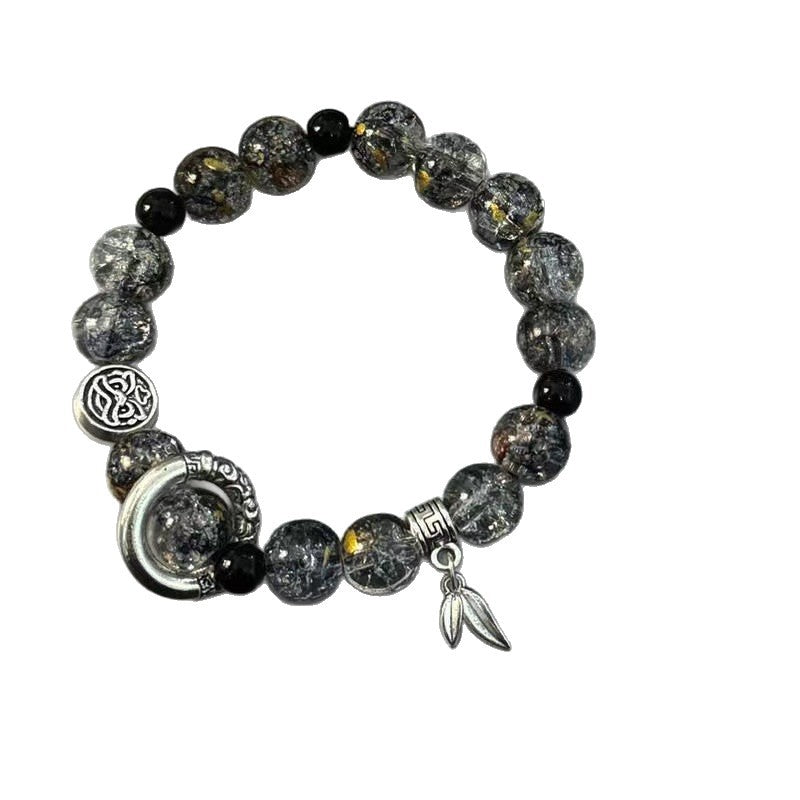 Women's & Men's Chinese Style Ice Crack Beaded For Trendy Good-looking Niche Bracelet