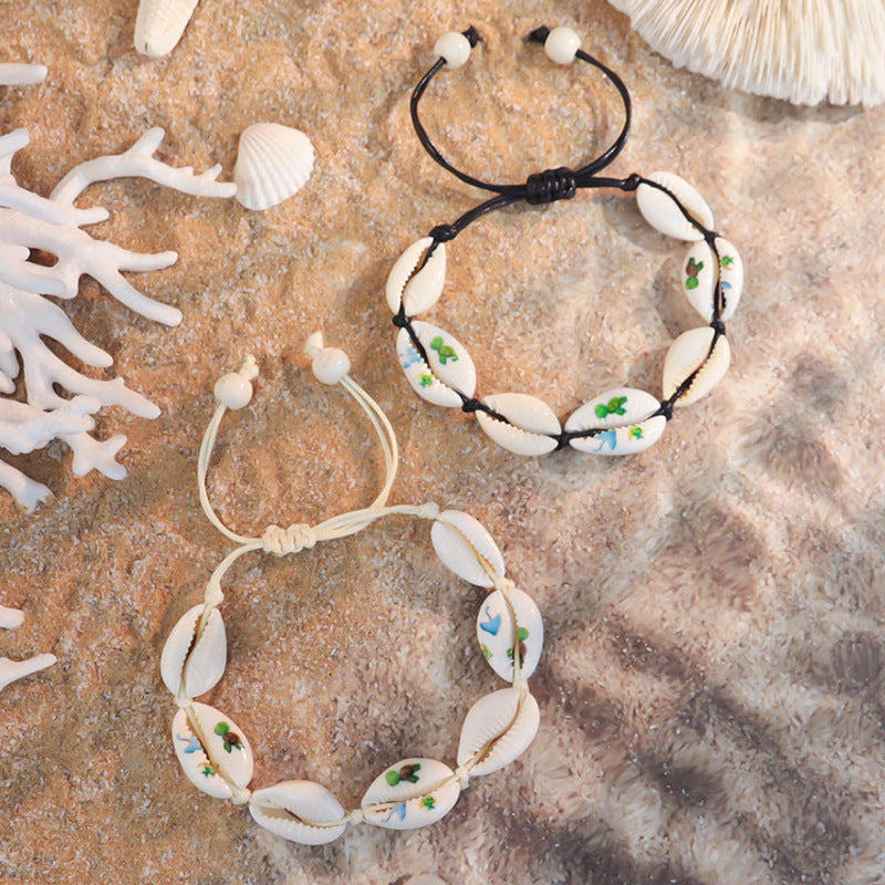 Holiday Ocean Style Cartoon Shell Design Starfish Necklaces