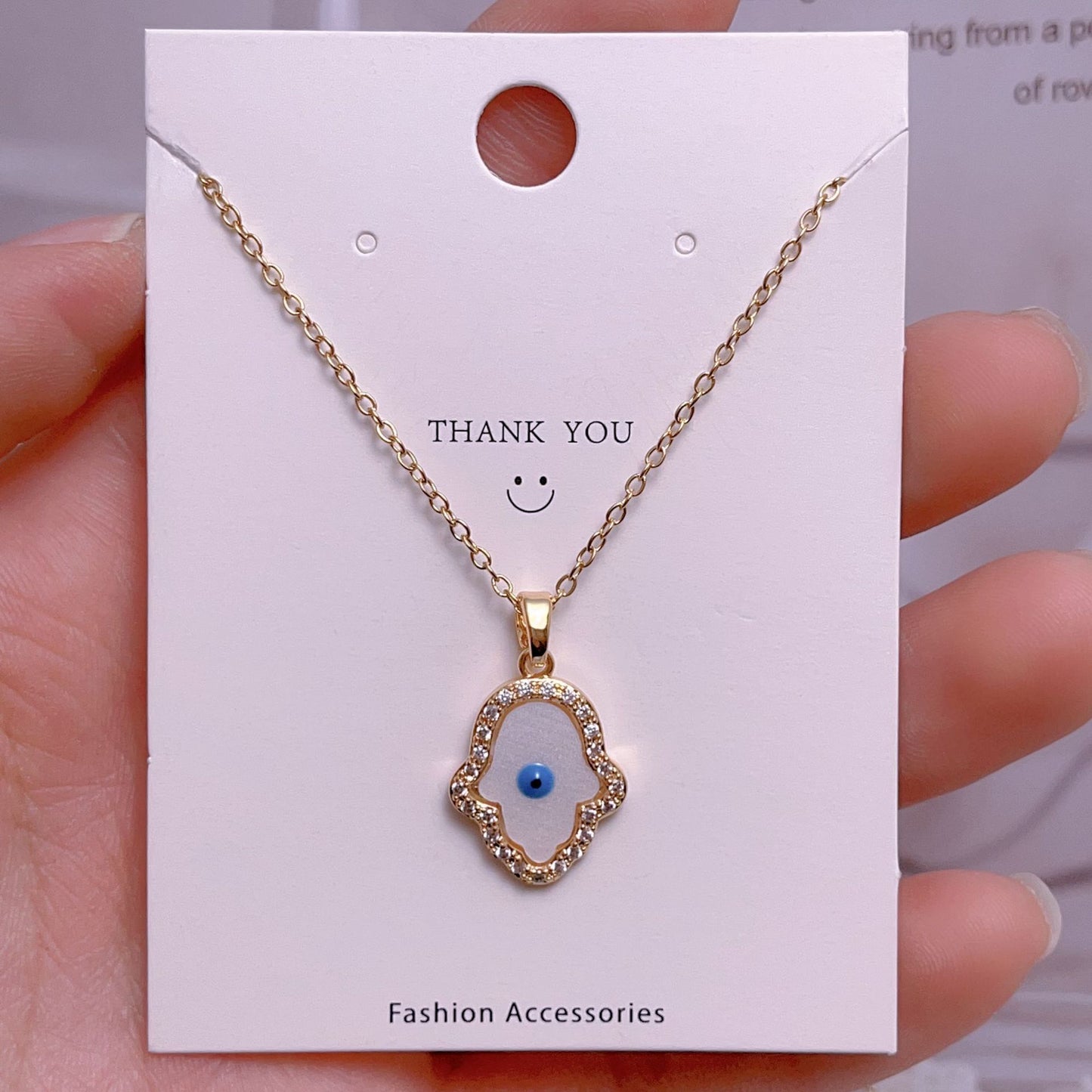 Eye Female Fashion Personality Titanium Steel Clavicle Necklaces