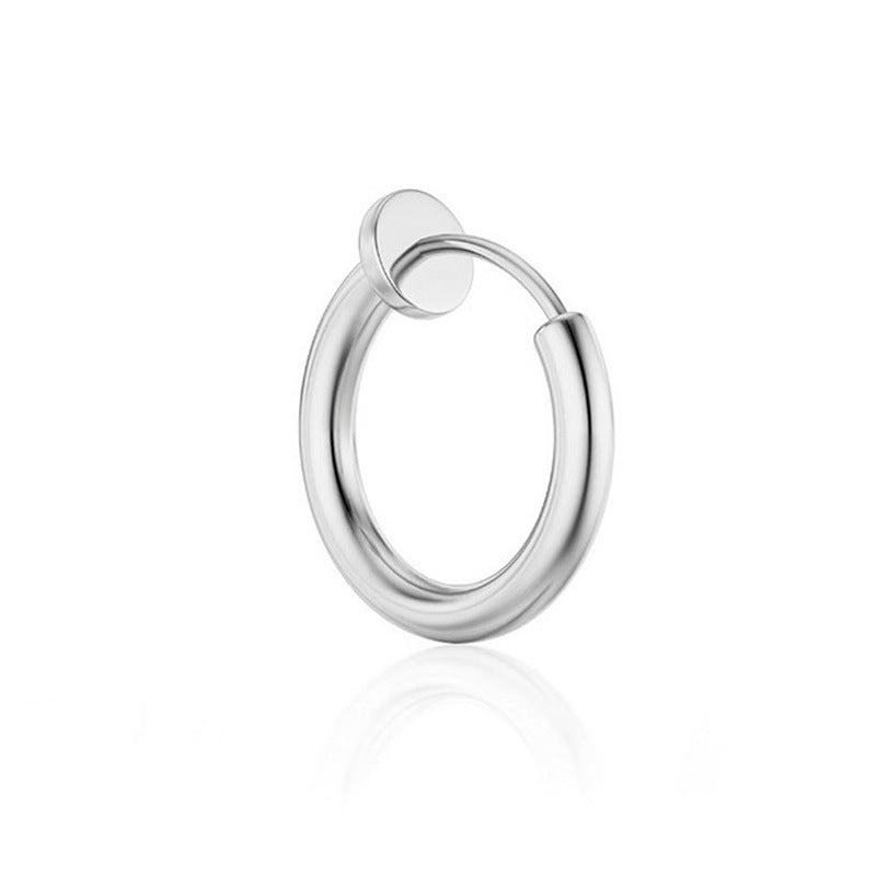 Korean Style Titanium Steel Ear Clips Clip Earrings