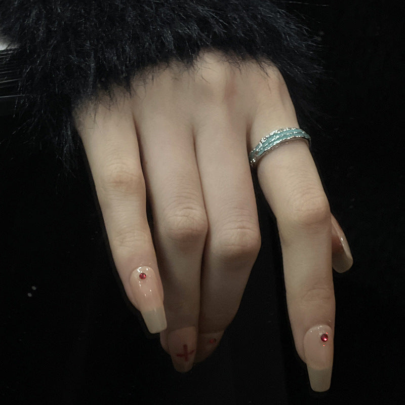 Personality Retro Dripping Oil High Sense Aloofness Style Rings