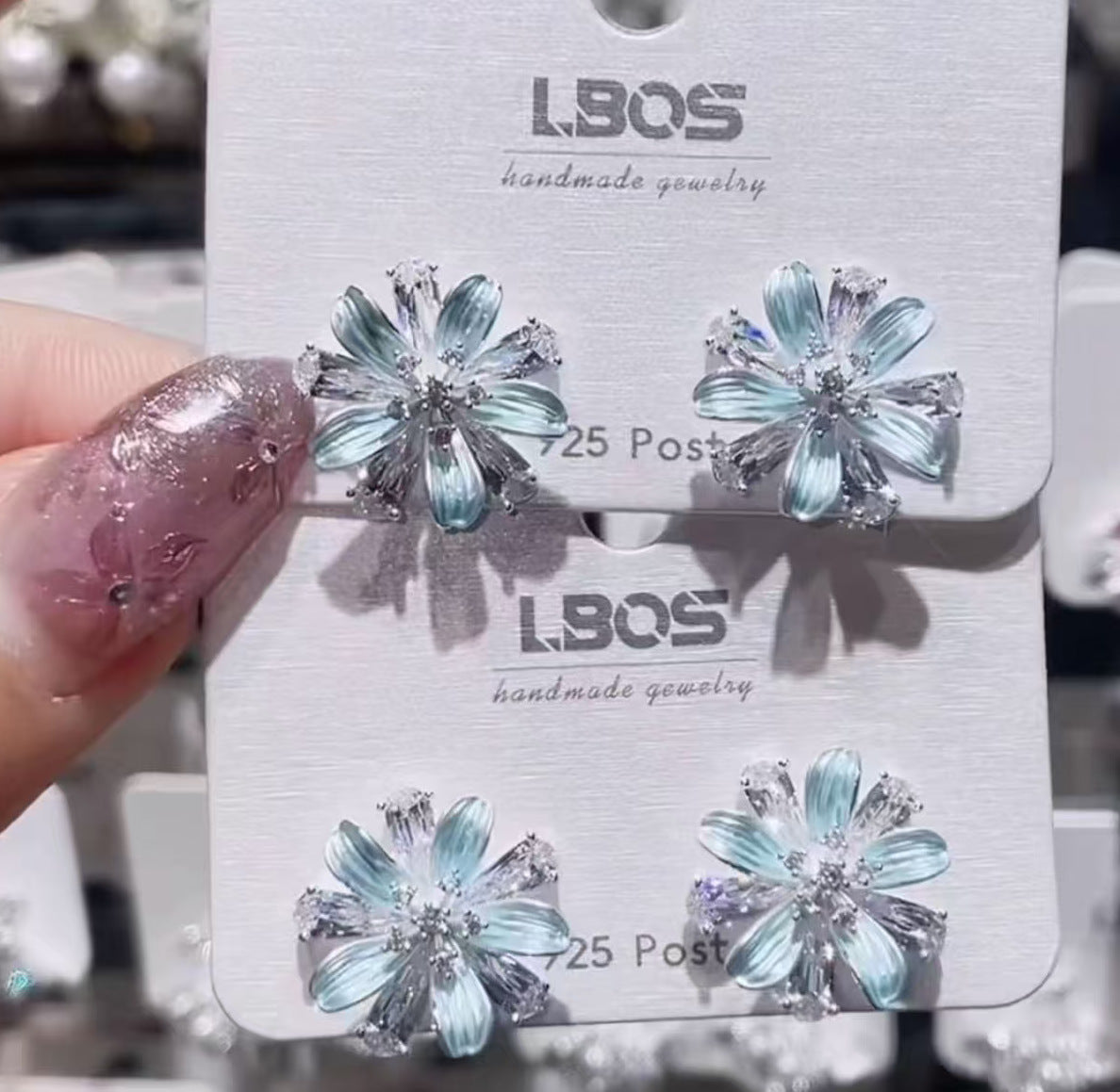 Women's Diamond Flower For Mori High-grade Simple Light Rings