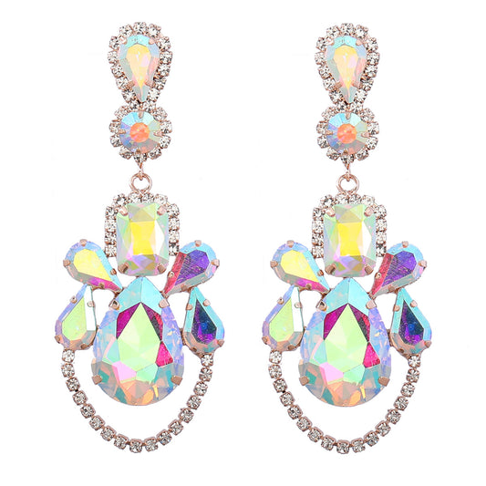 Women's Dignified Water Drop Acrylic Fashion Retro Earrings