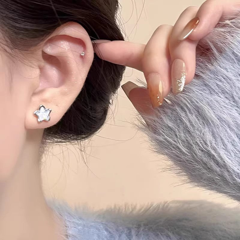 Women's Zircon Tassel Light Luxury High Sense Stud Earrings