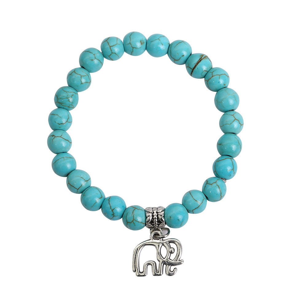 Classy Turquoise Beach Turtle String Beads Bracelets