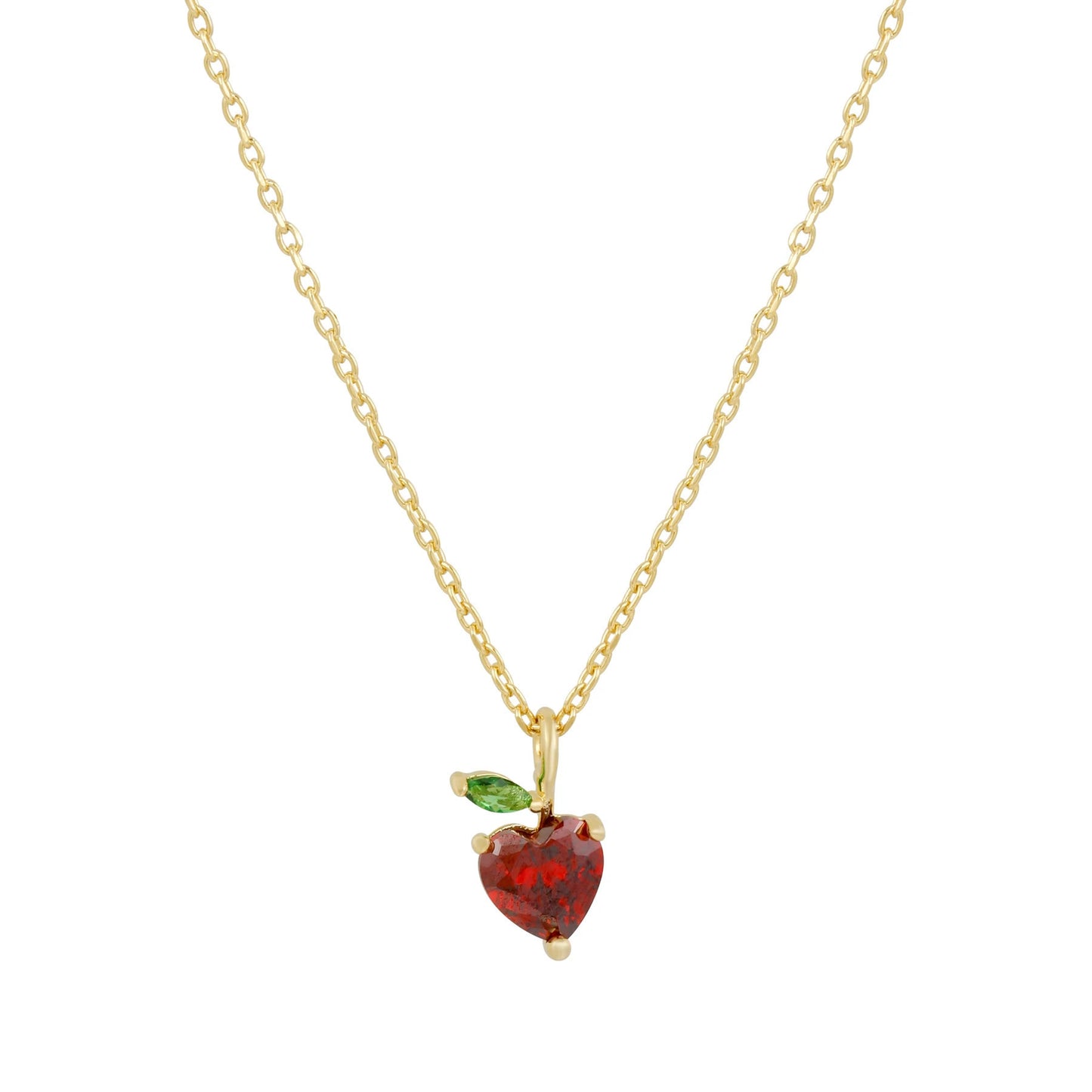 Color Zirconium Fruit Hot Cherry Peach Necklaces