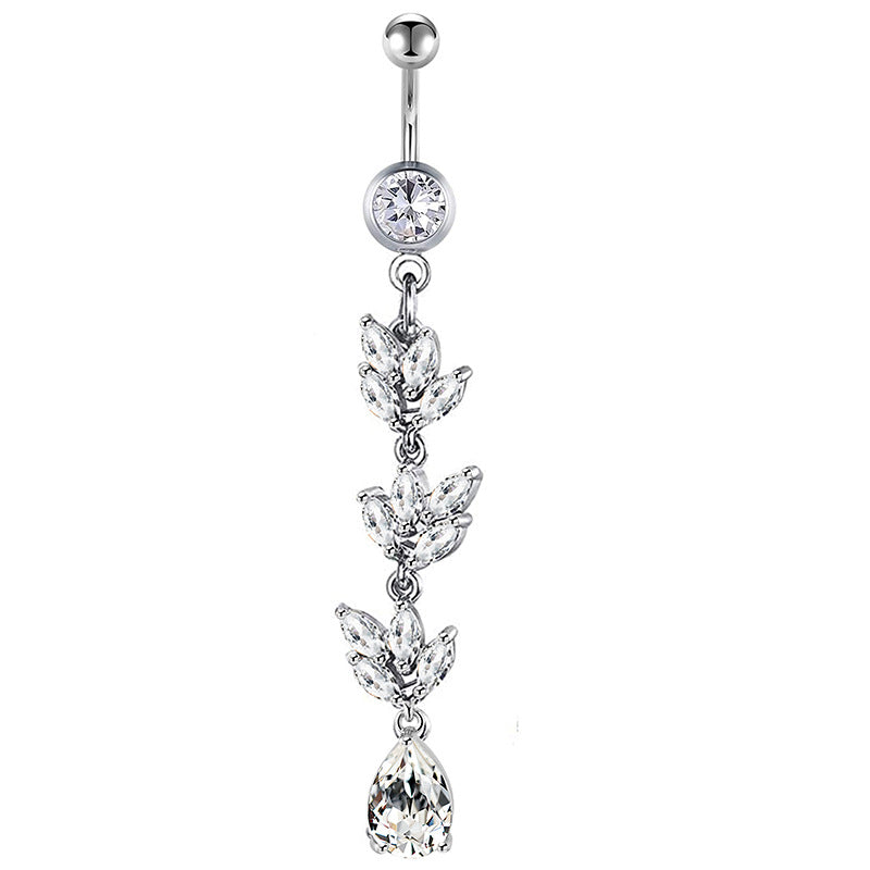 Mix Match Zircon Navel Suit Human Body Rings