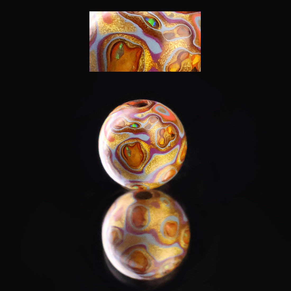 Paint Beads Opal Loose Wooden Beaded Rosewood Embryo Single Bracelets