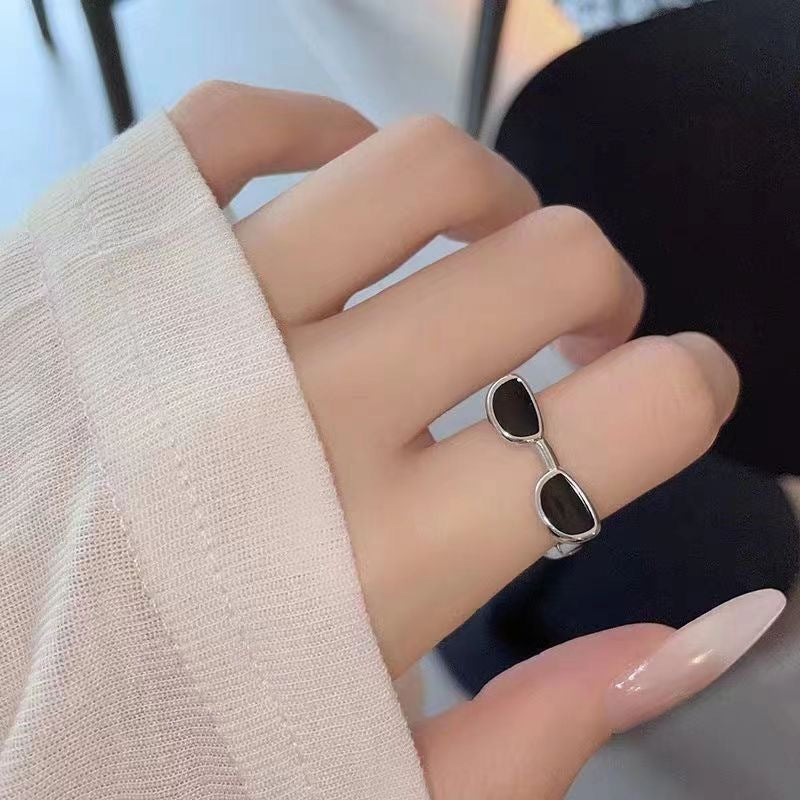 Glasses Female Design High Sense Affordable Luxury Style Stylish Ring