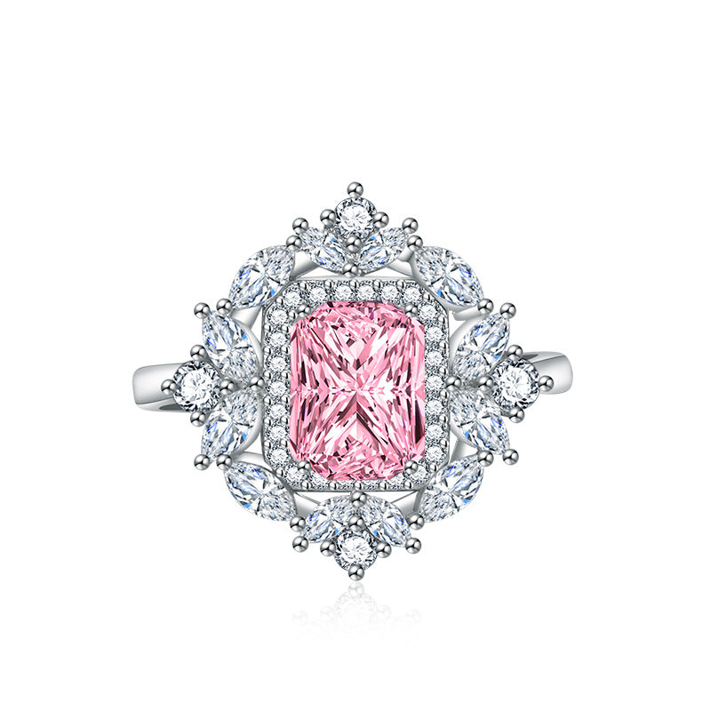 Women's Elegant Vintage Ruby Fashion Colored Gems Rings