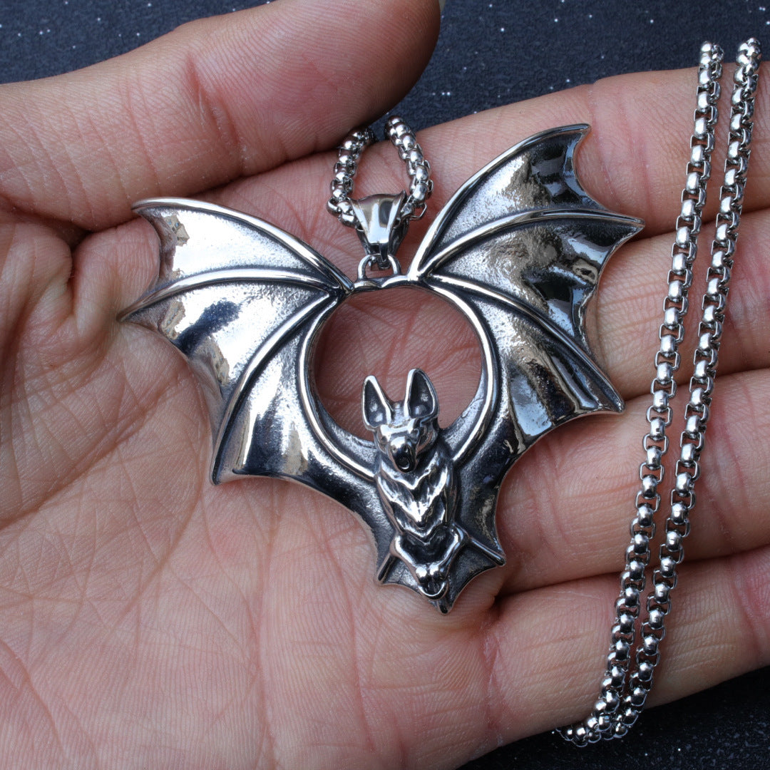 Men's Stainless Steel Boxing Physical Picture Domineering Necklace