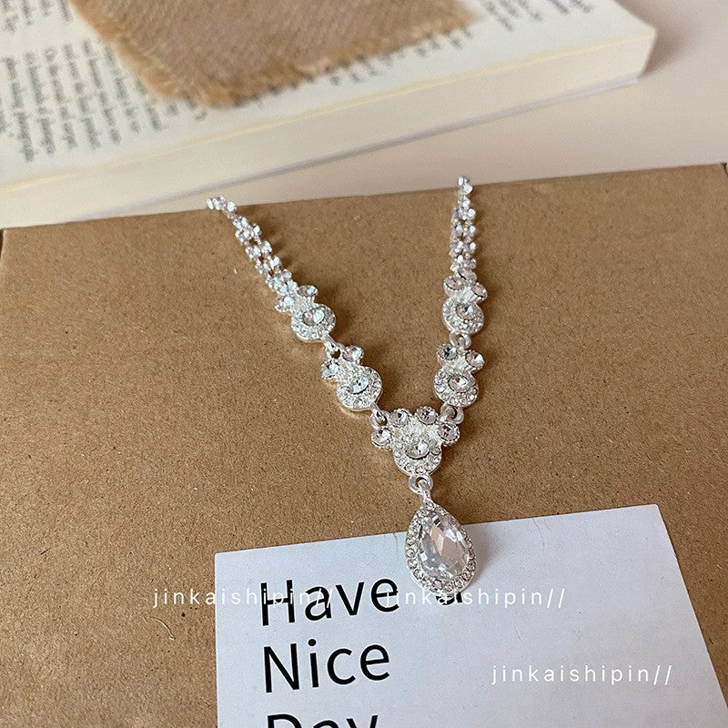 Butterfly Drop Female Mori Style Niche Exquisite Fashion Sweet Necklace