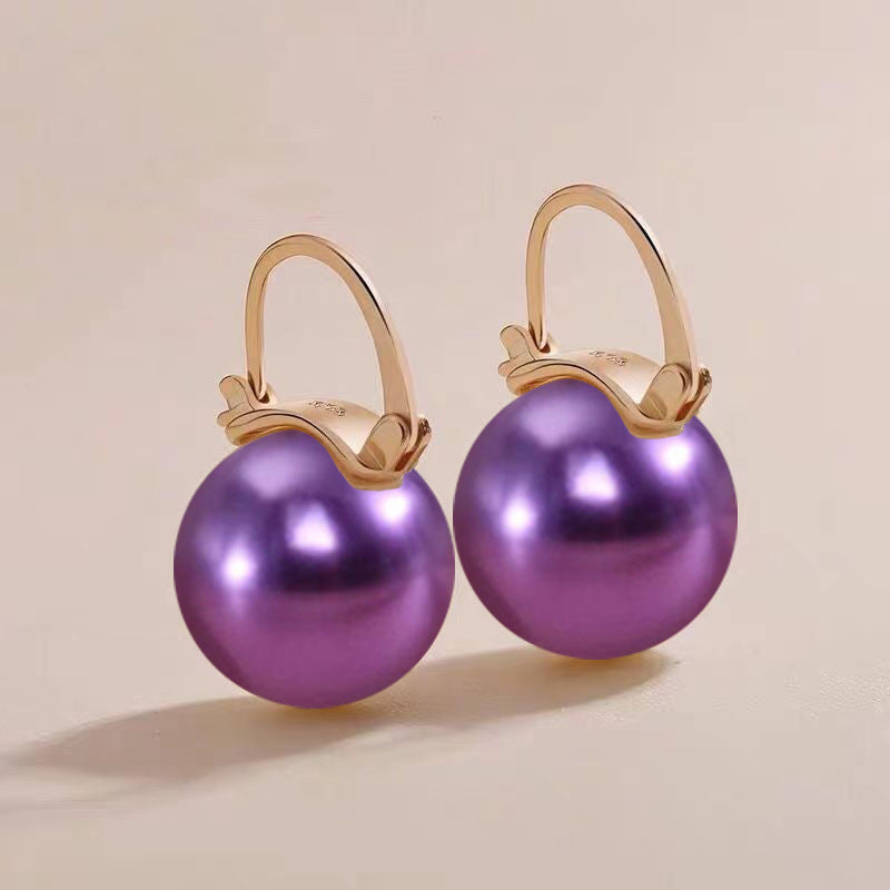 Shell Pearl Parvenu Gold Imitation White Rings