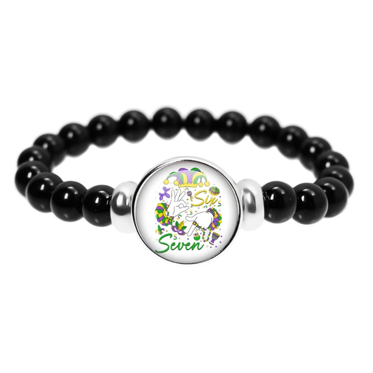 Trendy Graceful Glamorous Attractive Glass Beaded Bracelet