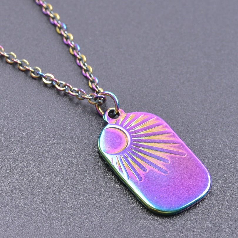 Sun Tag Wind Ornament Accessories Colorful Pendants