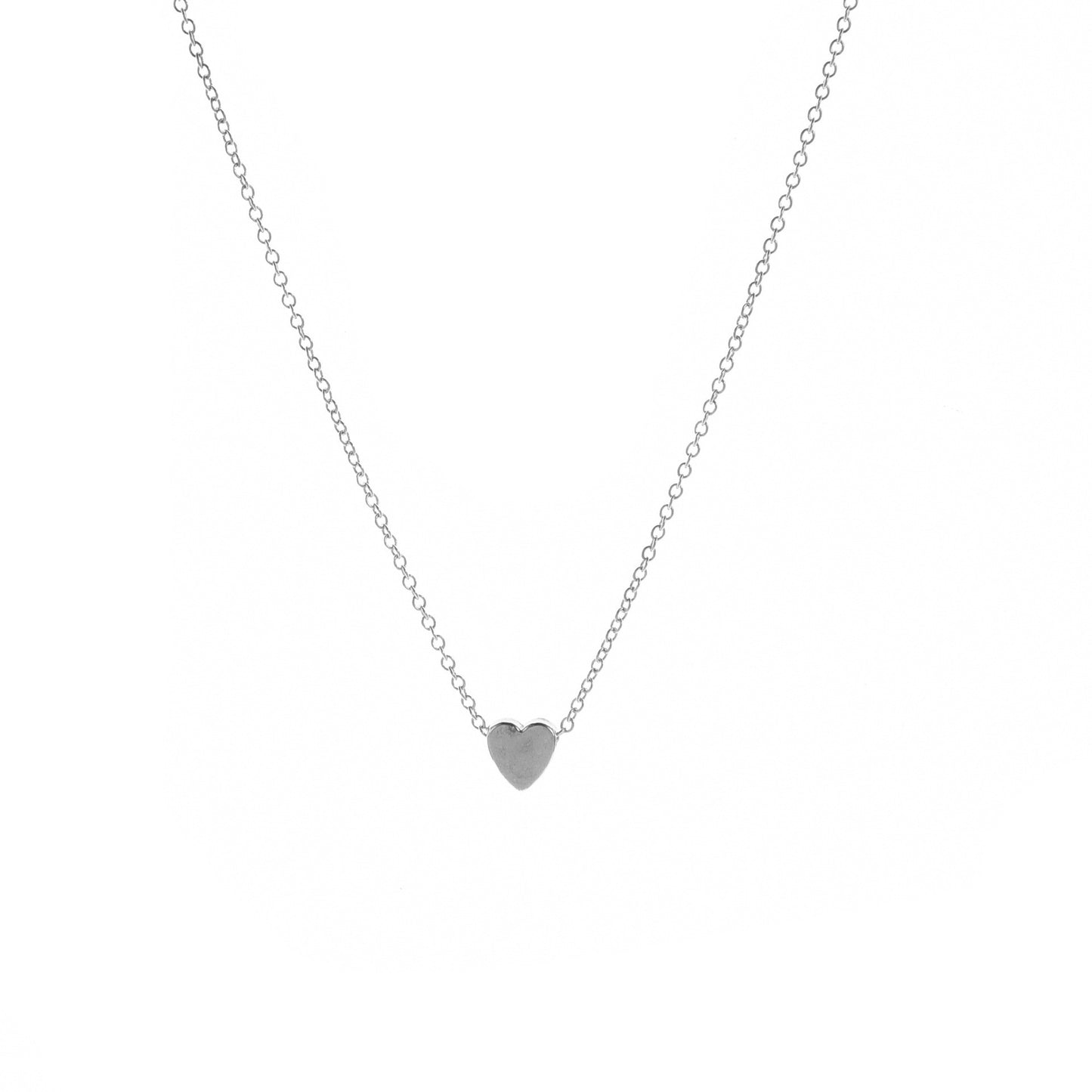 Beautiful Simple Peach Heart Gold Sier Necklaces