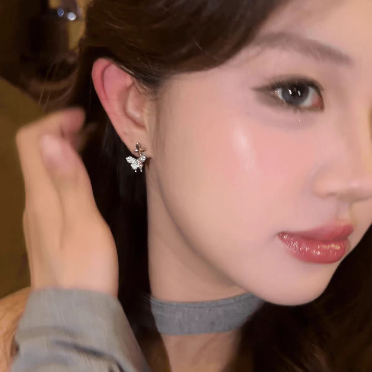 Butterfly Ear Clip Trendy High-grade Unique Earrings