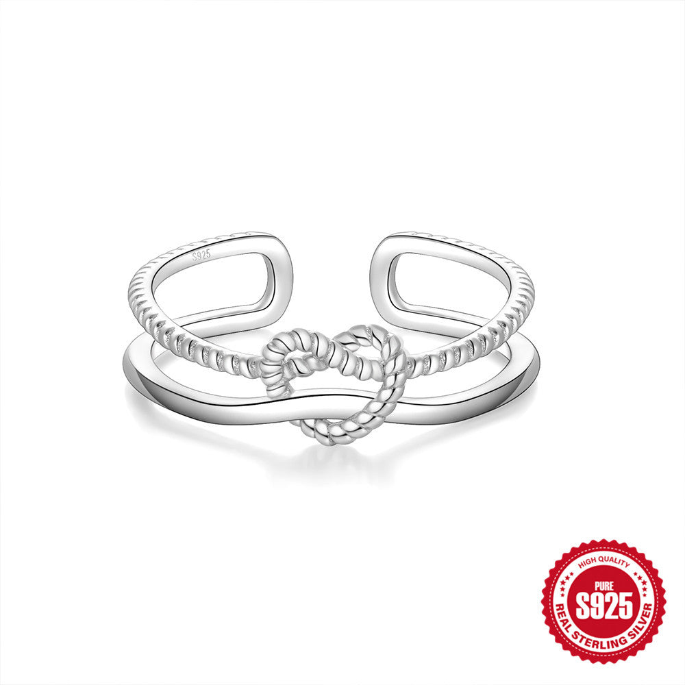 Niche Design Love Petals Open Index Rings