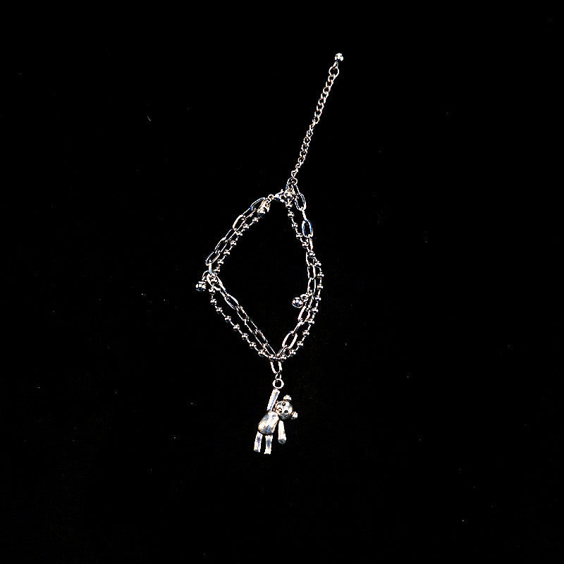 Hop Lucky Tree Retro Titanium Steel Cross Bracelet