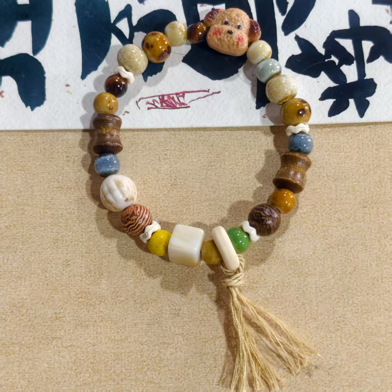 Alloy Ceramic Ethnic Style Single Handmade Filament Bracelet
