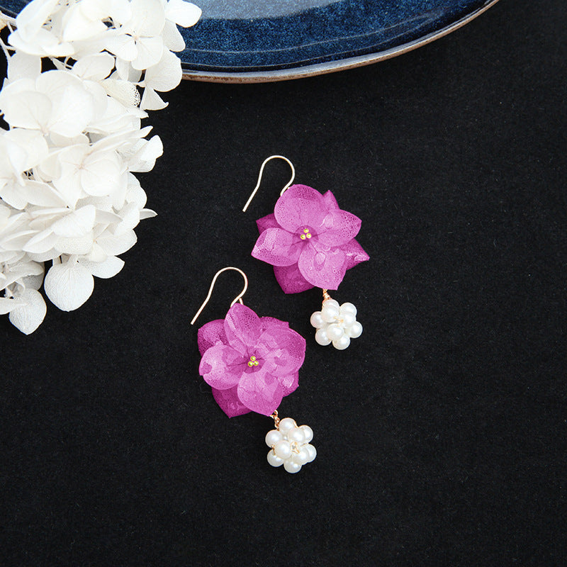 Advanced Design Sense Niche Mori Style Ear Clip Trendy Earrings