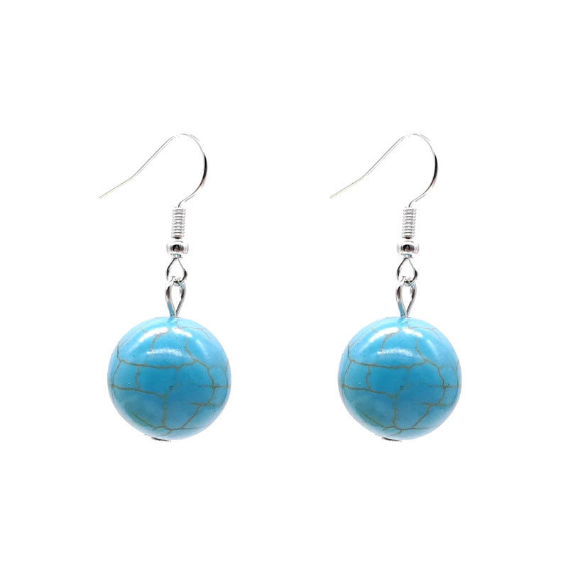 Goods Tassel Simple Artificial Pearl Crystal Earrings