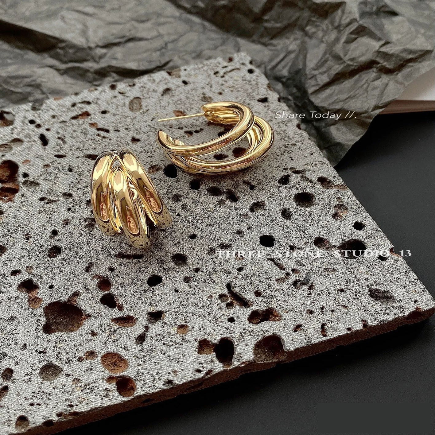 Steel Simple Shaped Fashion Style Stainless Clip Rings