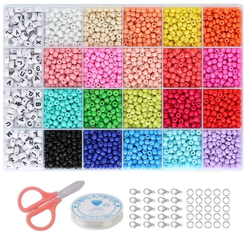 Beads Micro Glass Bead Solid Color Scattered Jewelry Accessories