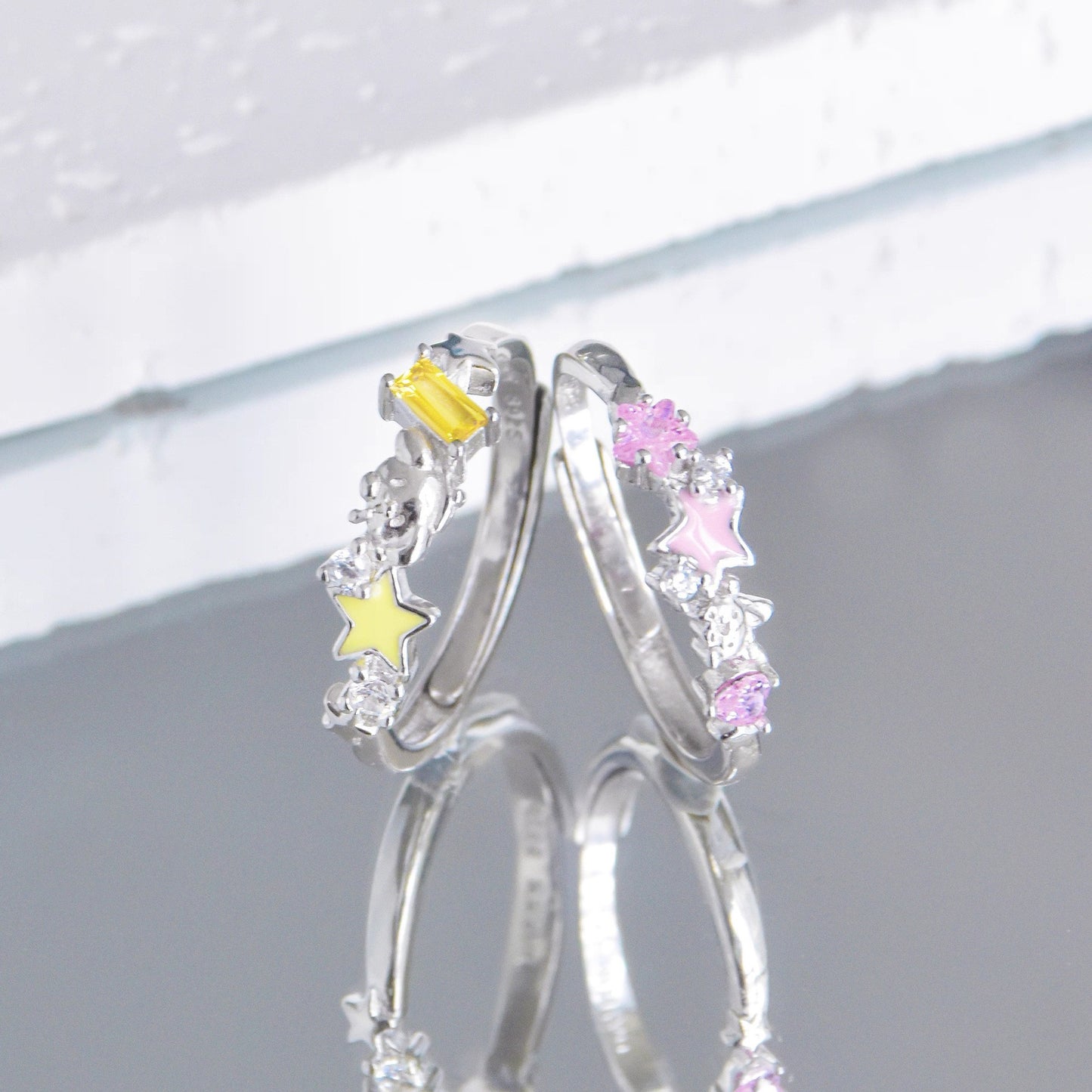 Women's Sweet For Design Cute Couple Holiday Gift Ring