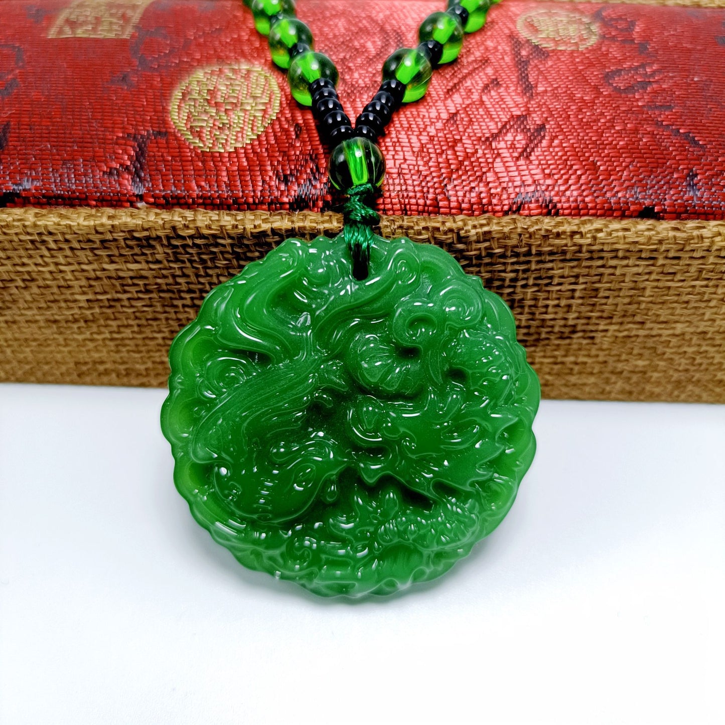 Women's & Men's Imitation Jade Kylin Prosperity Brought The Pendants