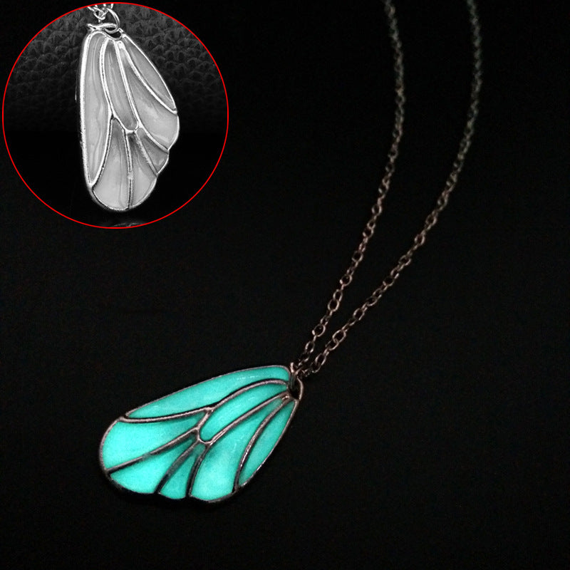 Accessories Nightclub Rock Night Light Wing Dragon Treasure Necklaces