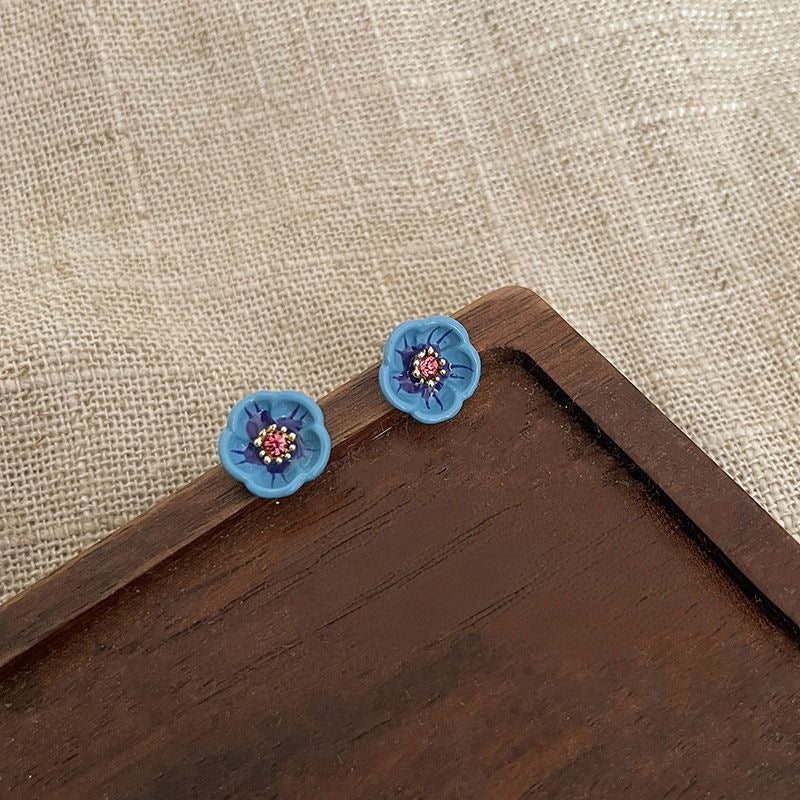 Fresh Sweet Niche Design Exquisite Versatile Daily Commuter Stud Earrings