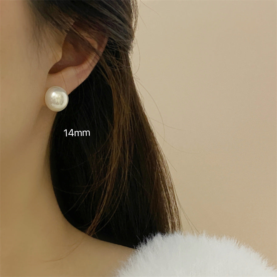 Retro Semicircle Pearl Trendy Entry Lux Elegant Earrings