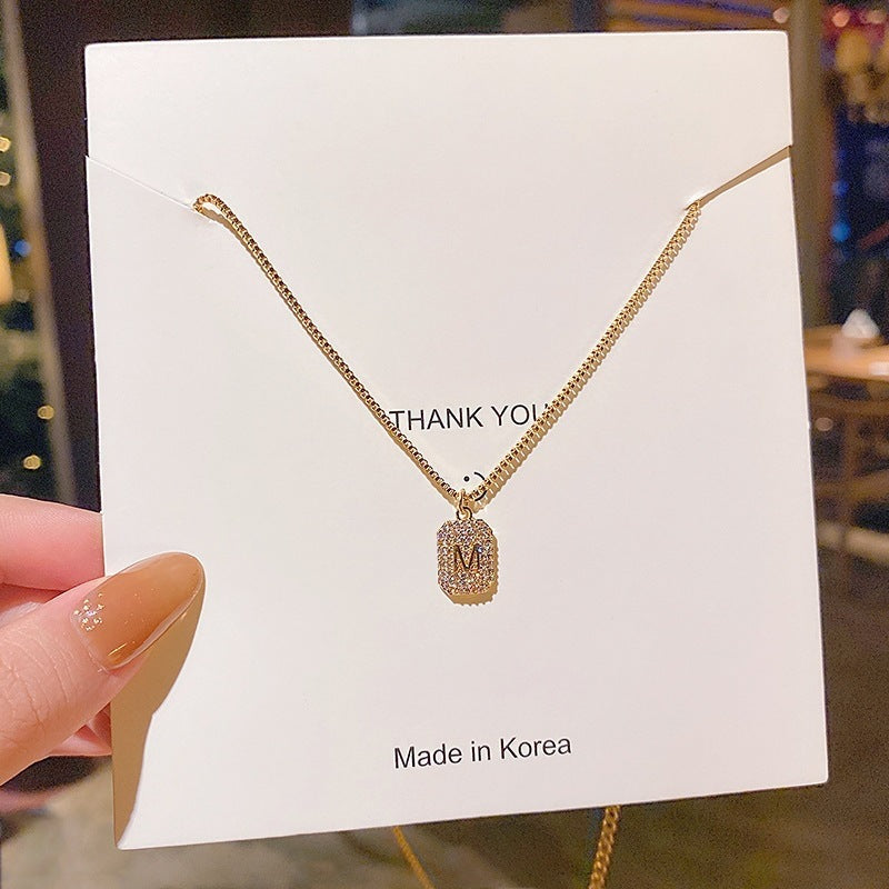 Women's Summer Fashion Heart For Design Simple Light Luxury Cold Style Necklaces