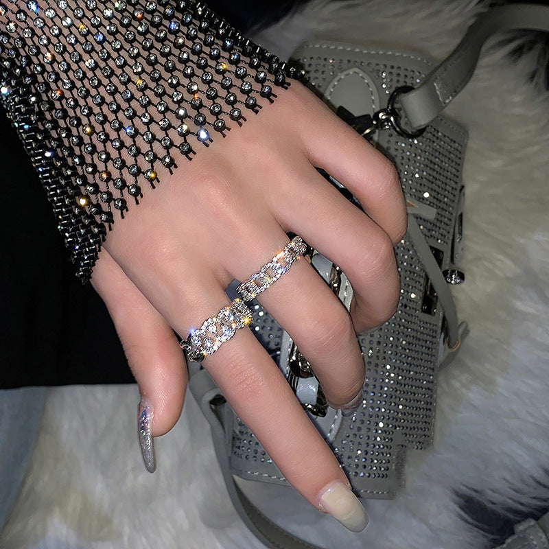 Cold High Sense Light Luxury Minority Design Fashion Rings
