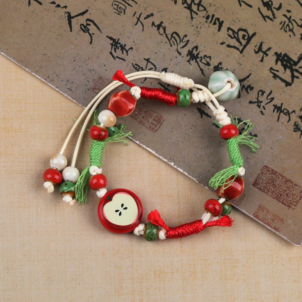 Women's & Men's Chinese Holiday Gift Ceramic Simple Personality Bracelet